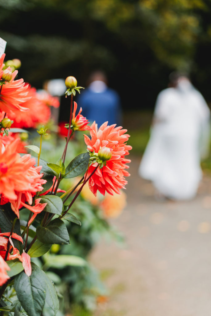 Sarah Viana Photography Hochzeitsphotography Blumen im Vordergrund